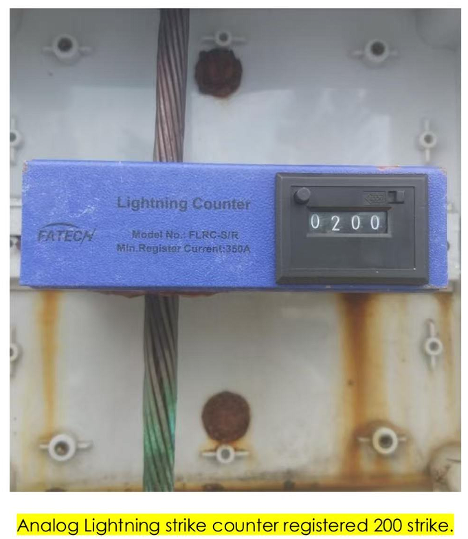 FATECH FLRC-S/R Lightning Strike Counter Records 200 Lightning Strikes in Southeast Asia